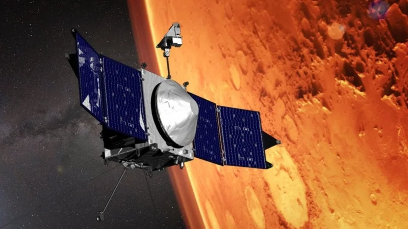 Sonda da Nasa perde contato com a Terra após passar atrás de Marte