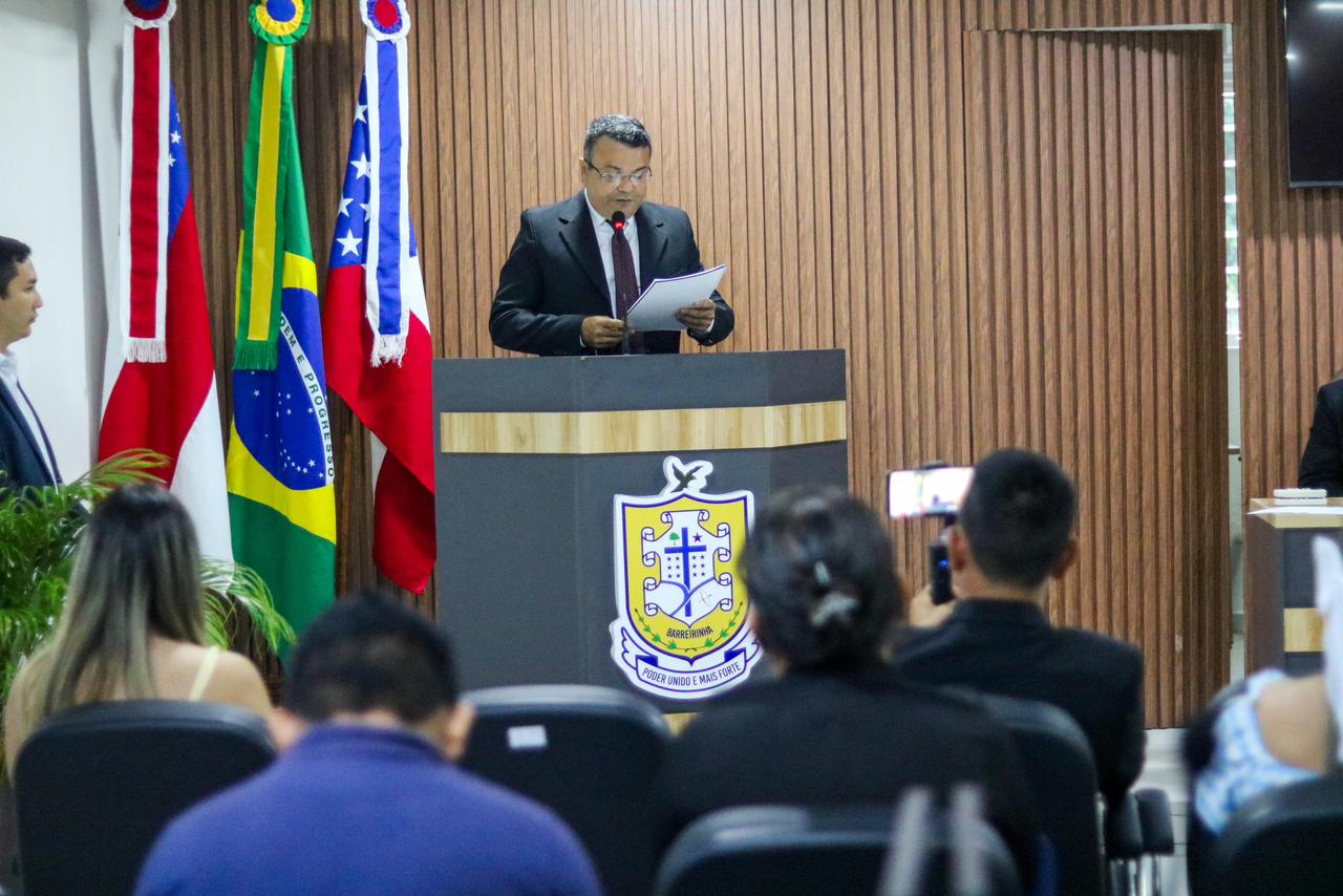 Prefeito Darlan Taveira reafirma compromisso com o desenvolvimento de Barreirinha durante abertura do ano legislativo