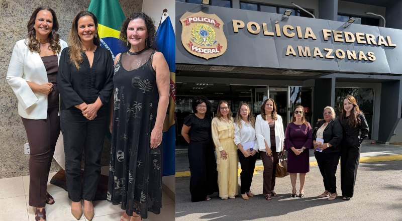 Virada Feminina e Polícia Federal alinham Acordo de Cooperação Técnica para a proteção das mulheres do Amazonas