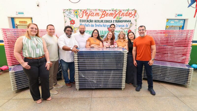 Prefeitura de Manaus amplia qualidade da educação infantil com novos equipamentos em creche da zona Norte