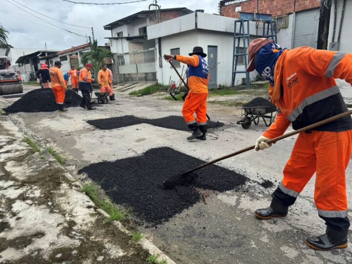 Prefeitura de Manaus leva novo asfalto ao bairro Mauazinho e melhora mobilidade na região 