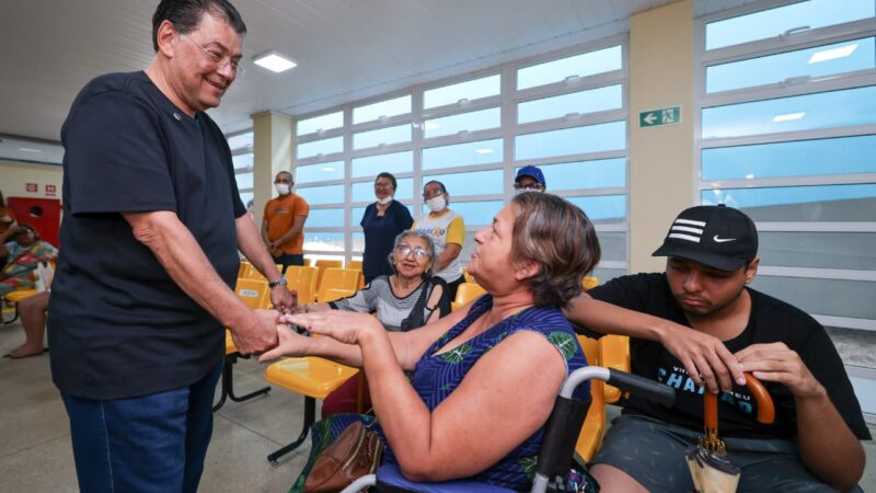 Eduardo Braga visita USF no Aleixo e reforça compromisso com a população na ampliação da saúde em Manaus