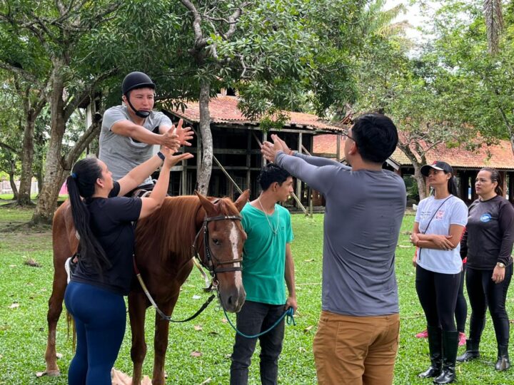 Capacitação em equoterapia qualifica profissionais de Barreirinha e reforça atendimento terapêutico no município