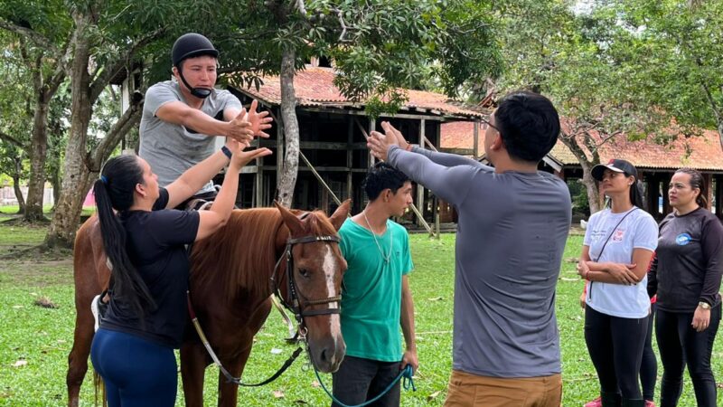 Capacitação em equoterapia qualifica profissionais de Barreirinha e reforça atendimento terapêutico no município